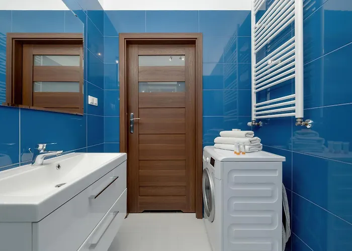 Klimasa White&blue With Balcony In By Renters Апартаменты