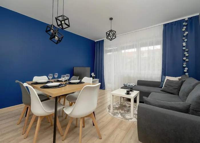Appartement Klimasa White&blue With Balcony In By Renters Wrocław